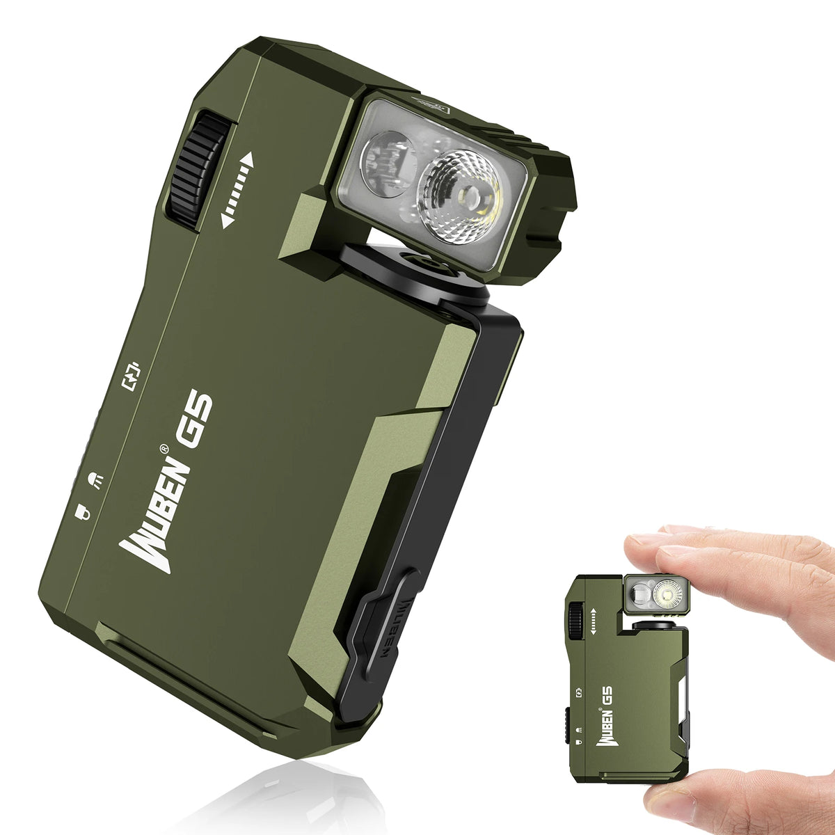 WUBEN Magnetic Rechargeable EDC Flashlight with USB C Keychain#+#+#+#+