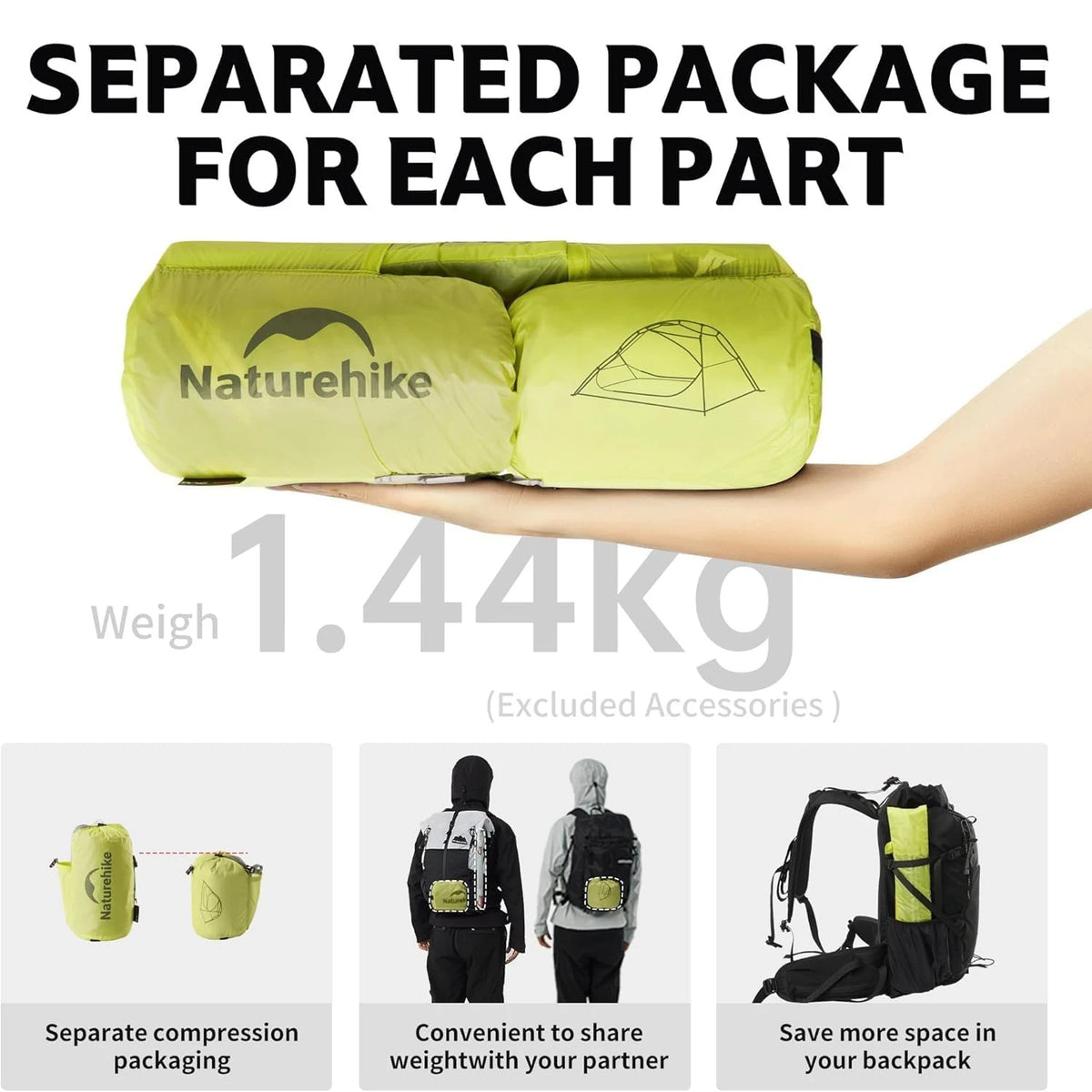 Naturehike Star River EXT Double Layer Waterproof Trekking Tent