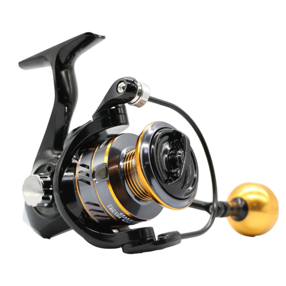 Rooblinos Metal Spinning Fishing Reel With Powerful Drag System