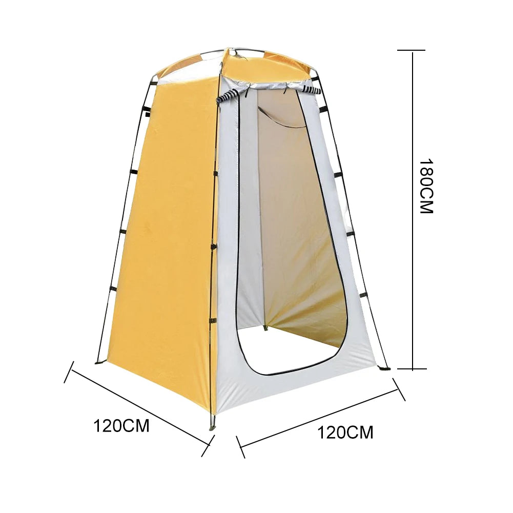 Folding Beach Bathing Privacy Shelter With Waterproof Sunshade