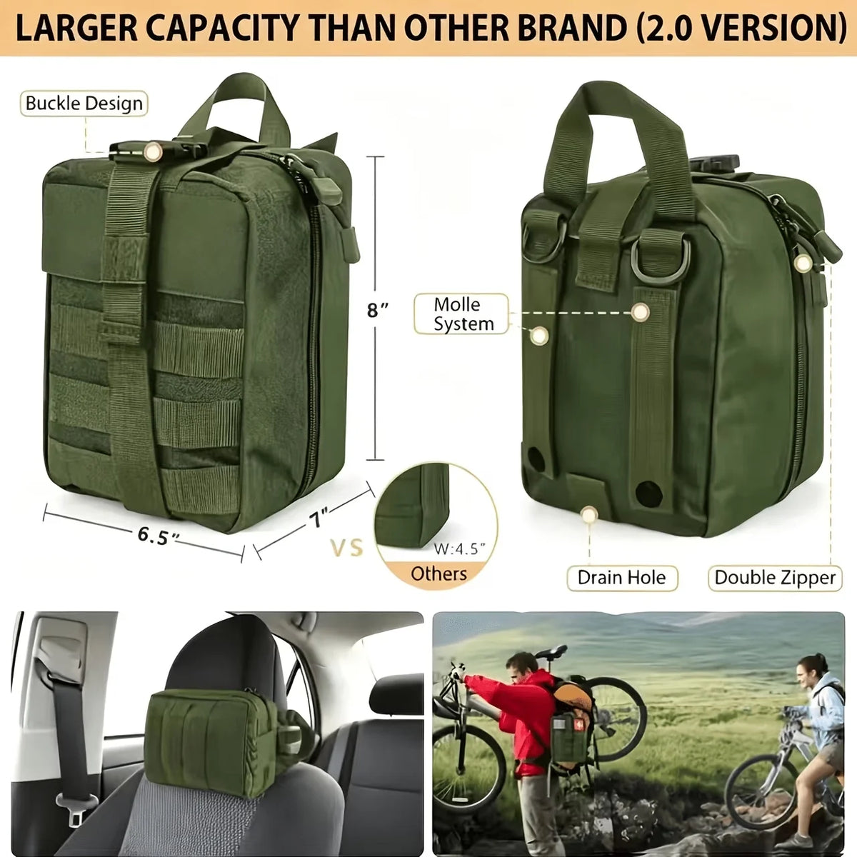 Professional Survival And First Aid Kit For Camping Adventures