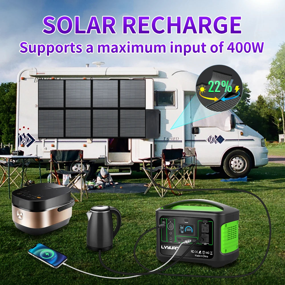 Foval Portable Foldable Solar Panel Charger for Off Grid Use