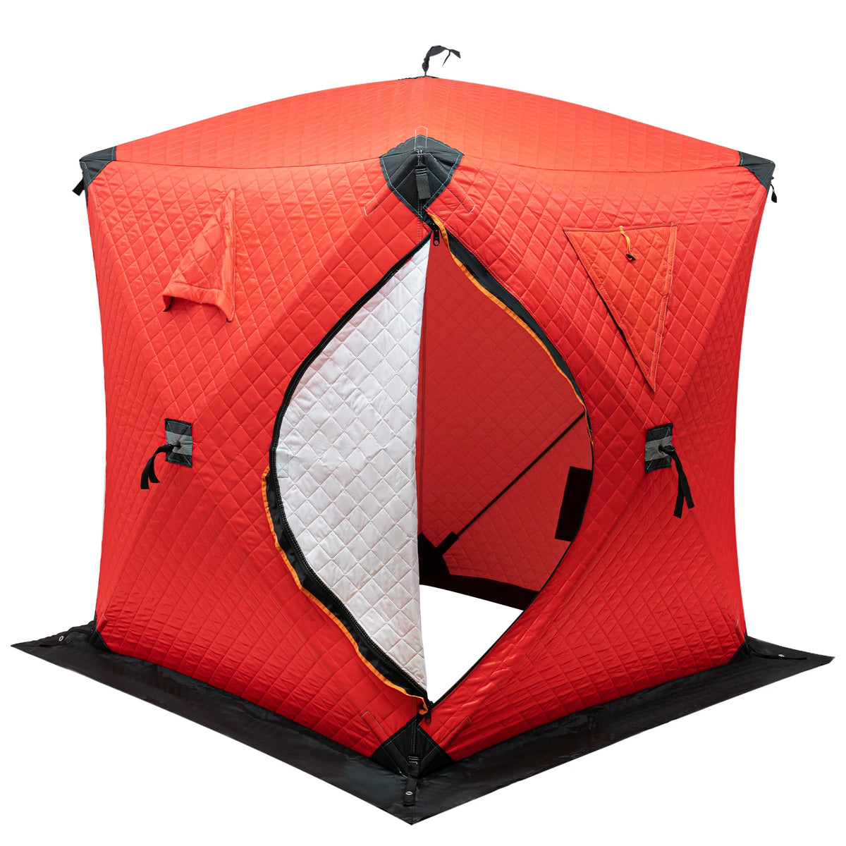 Portable Waterproof Windproof Ice Fishing Tent With Reinforced Fiberglass Poles
