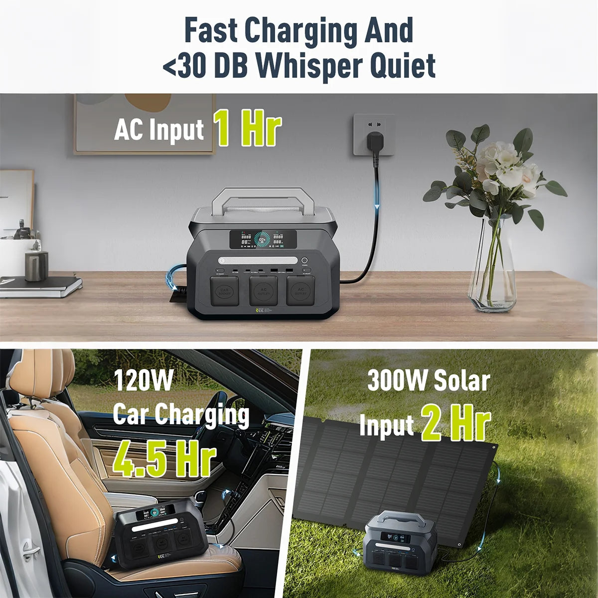 OSCAL IEE P800 Portable Power Station With LiFePO4 Battery