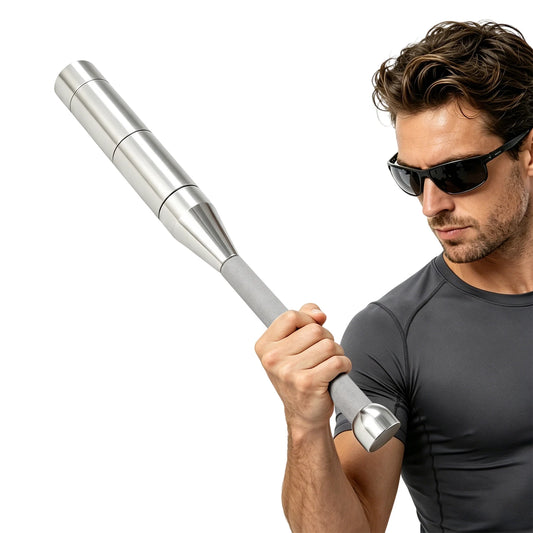 Adjustable Barbell With Knurled Grip For Home Strength Training